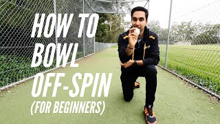 How to Bowl Off Spin for Beginners (4 Simple Drills)