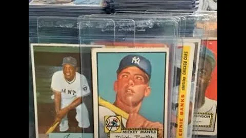 1952 Topps Mickey Mantle Rookie Card + 1,000 Vintage Cards on Trading Card Therapy Episode 32