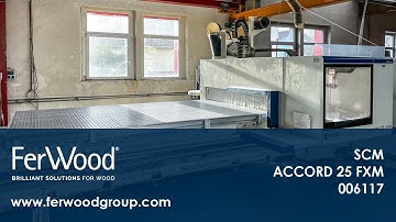 CNC Machine Centres With Flat Tables in action - SCM ACCORD 25 FXM - Ferwoodgroup - 006117