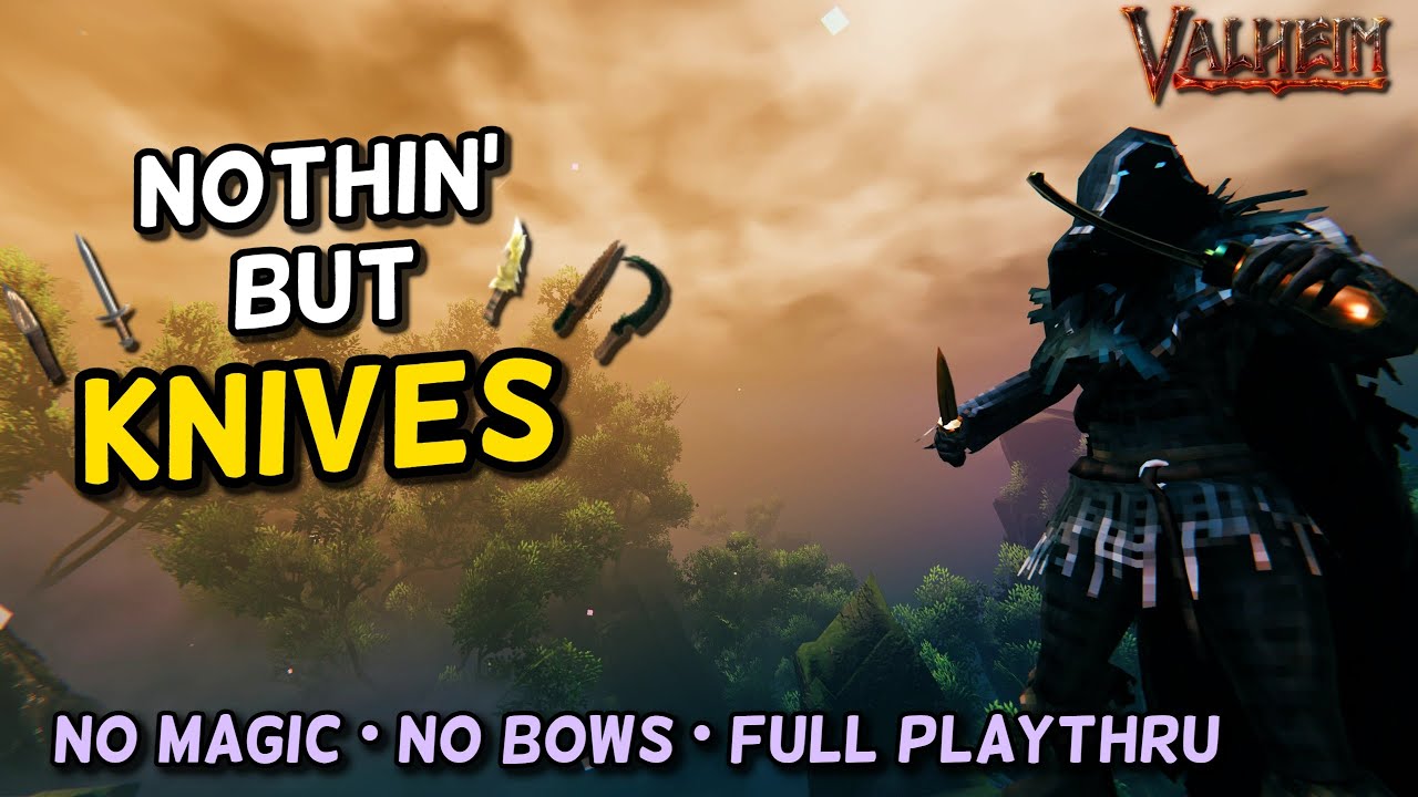 Nothin' But Knives EP04: Knife vs The Mountain | Full Valheim Playthrough