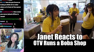 [Janet Reacts] OfflineTV's WE RAN A BOBA SHOP FOR A DAY 🍹