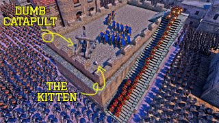 Can Spartans & Knights Rescue the Kitten from Templar?  - Ultimate Epic Battle Simulator UEBS