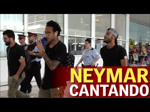 Neymar cantando es lo que necesitas ver hoy, pero no escuchar