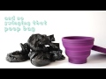 PoopPot® - the hands free, space saving and hygienic way to carry dog poop. PoopPot® - the hands free, space saving and hygienic way to carry dog poop.