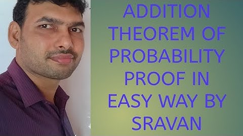 PROBABILITY IN TELUGU-3 ADDITION THEOREM OF PROBABILITY