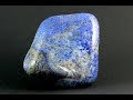 ラピスラズリ (瑠璃) 原石 磨き548g / Lapis Lazuli