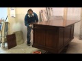 refinishing a large office desk made by baker furniture refinishing a large office desk made by baker furniture