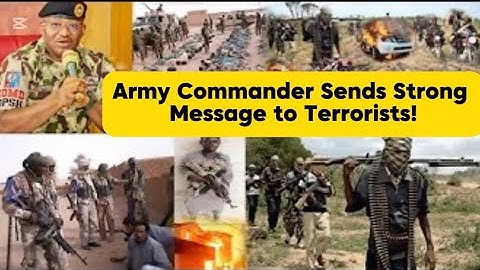 BREAKING NEWS‼️Army Commander Sends Strong Message to Terrorists!