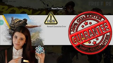 Free Fire || Network Connection Error Problem Solved || 100% Solution || Tamil Game Hunter || TGH
