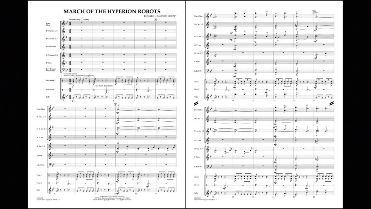 Παρακολούθηση March of the Hyperion Robots by Richard L. Saucedo στο YouTube Παρακολούθηση March of the Hyperion Robots by Richard L. Saucedo στο YouTube
