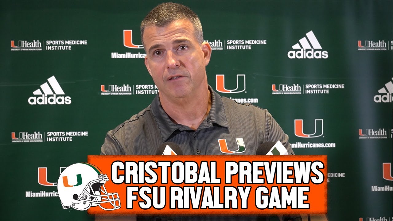Mario Cristobal Previews RIVALARY GAME Vs 4 Florida State Latest mario-cristobal-previews-rivalary-game-vs-4-florida-state-latest