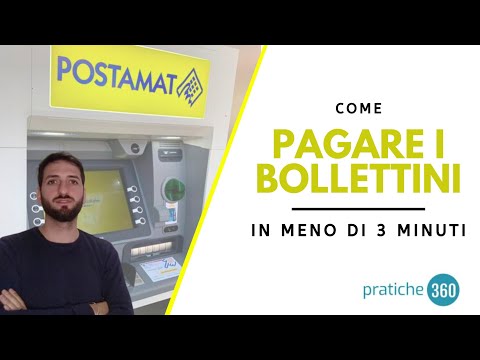 PAGARE I BOLLETTINI DALL' ATM POSTE ITALIANE