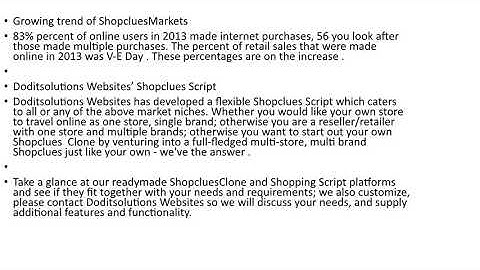 SHOPCLUES CLONE | Shopclues ReadyMade Clone Script