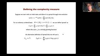 Javier Magan: A new measure of quantum state complexity and quantum chaos