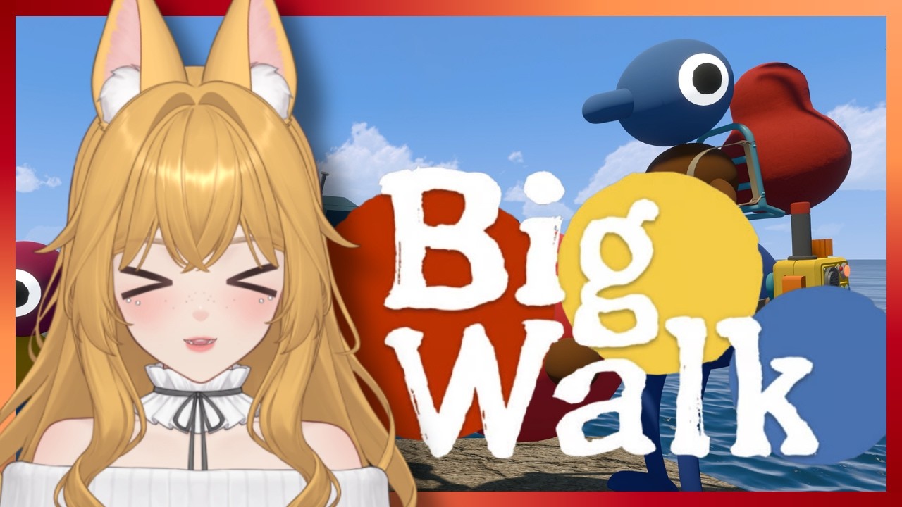 LANÇAMENTO: 【Big Walk】 Bora dar um passeio :3 ✨ Lunarwolf Vtuber