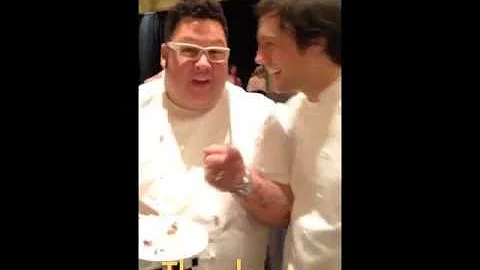 Chef Emmanuel Delcour and Chef Graham Elliot