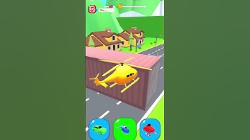 Shape -Shifting Levels #25 - Bike Car Crashes Vehicles Helicopter Truck Train #beamngdrive #shorts