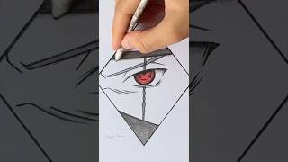 Kakashi Eye Drawing #drawing #pencilsketch #drawingtutorial #shortsvideo #shorts #fyp #satisfying