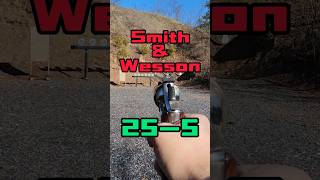 Smith and Wesson 25-5 one handed