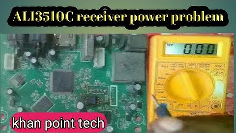 how to ALI3510C f1f2 dish receiver power problem solved Urdu hindi#ali3510c#rapier