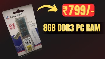 Consistent 8GB DDR3 Ram | ddr3 1600mhz ram | TechRaQua