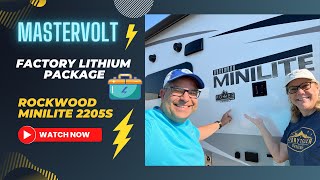 Check out the 2023 Rockwood Minilite 2205s: with Mastervolt Lithium Package