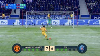 Download lagu MANCHESTER UNITED vs PSG | UEFA Champions League - UCL | Penalty Shootout | FIFA19