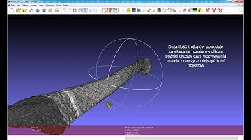 Ambient Occlusion and Mesh Simplification in MeshLab - Edycja siatki modelu w MeshLab