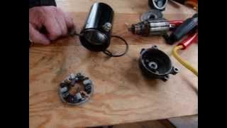 Servicing/rebuild your starter motor