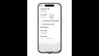 PTA Events Tutorials - How do I add classes - Mobile View
