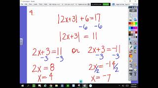 ACT Math Prep  Linear & Absolute Value Equations & Inequalities