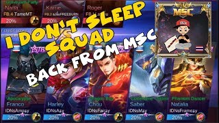 I Dont Sleep Squad Best Team South Asia 2017 First Team Ranked After Msc Mobile Legends
