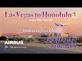 4k hawaiian airlines a330 las vegas  to honolulu   first class  january 2024