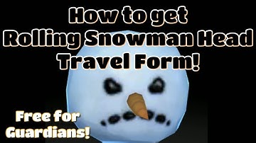 AQ3D How To Get Rolling Snowman Head Morph! Free Travel Form for Guardians!