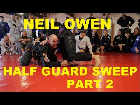 Low Half Guard Sweep by Neil Owen at Stealth Academy 10 Year Anniversary PART 2