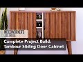 Build a Mid-Century Tambour Cabinet - Complete Project Build