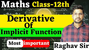 Derivative Of Implicit Function  |  Implicit Function  | implicit differentiation | NCERT | EX-5.3