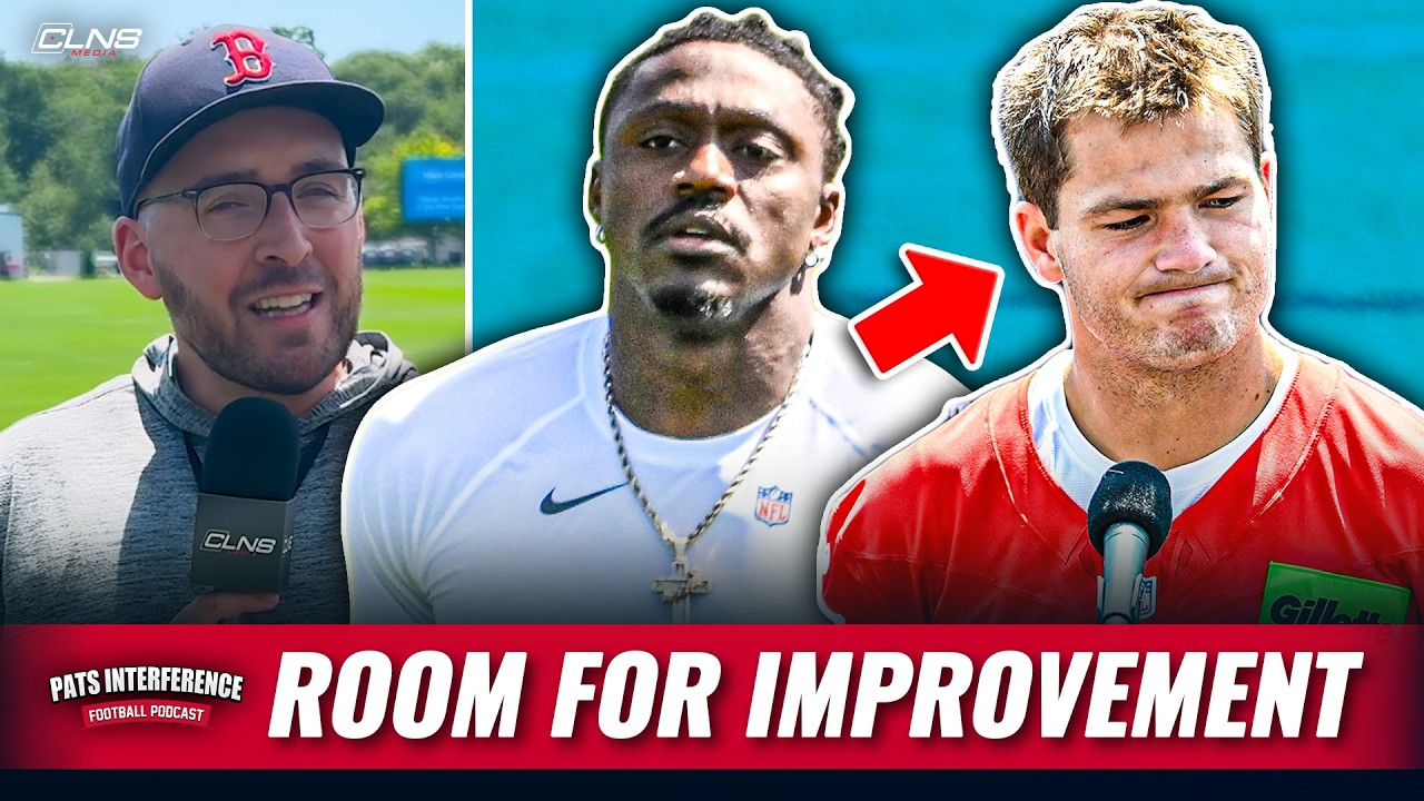 A.J. Brown's First Catch, Drake Maye SLOPPY on Day 2 | Pats Interference 2 Mins at Training Camp