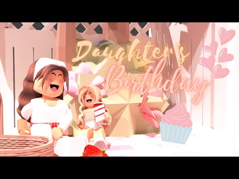 Daughter's ✦BIRTHDAY!!✦ on weekday | Roblox Bloxburg Roleplay