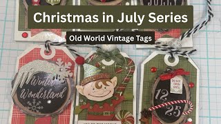 Christmas In July - Vintage Tags @MsCoopersCoop