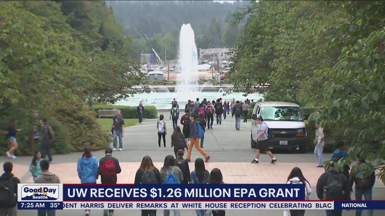 University of Washington receives $1.26M EPA grant | FOX 13 Seattle ...