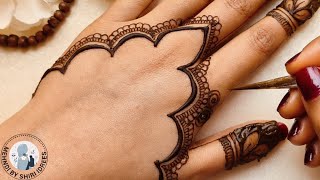 New Eid Special Mehndi Design 2026 Mehndibyshiri Easy Back Side Henna
