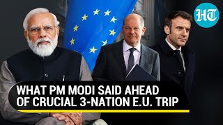 PM Modi to meet Macron, German Chancellor & Danish PM | First int'l visit of 2022 amidst Ukraine war