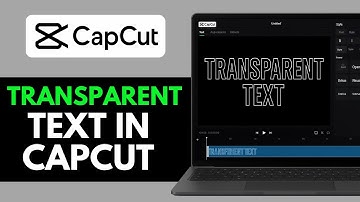 How To Make An Outline Transparent Text Effect In CapCut PC | Create Transparent Text - STEP BY STEP