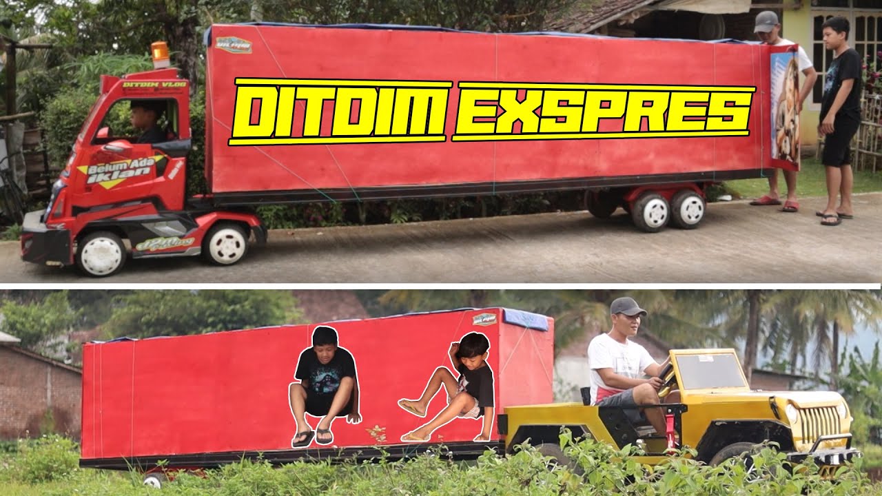 TRUCK CONTAINER MINI!! CAT BOX UNTUK KAMAR BERJALAN DITDIM, DIMAS ...
