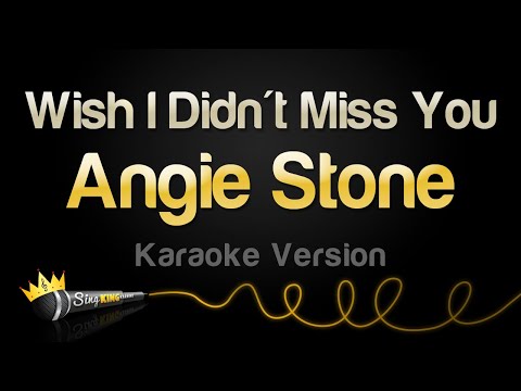 Angie Stone - Wish I Didn't Miss You (Karaoke Version)