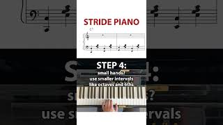 Basic Stride Piano Exercise