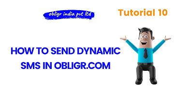 How to Send Dynamic SMS on obligr.com | Tutorial 10