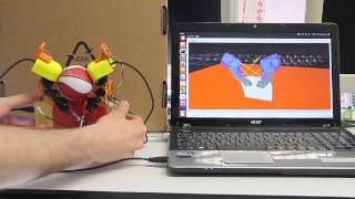 Robotic project - ROS - Ball Grasp (front view)