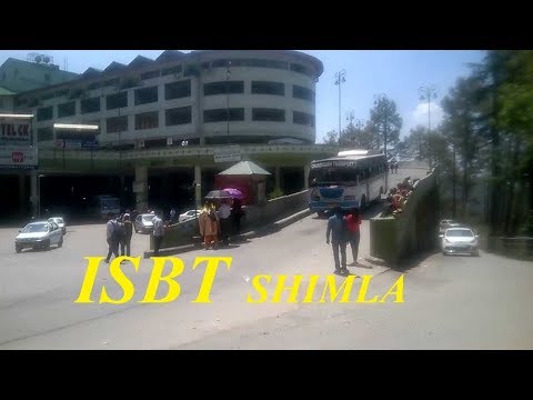 ISBT Shimla, Tutikandi Bus Stand Shimla, Himachal Pradesh - YouTube